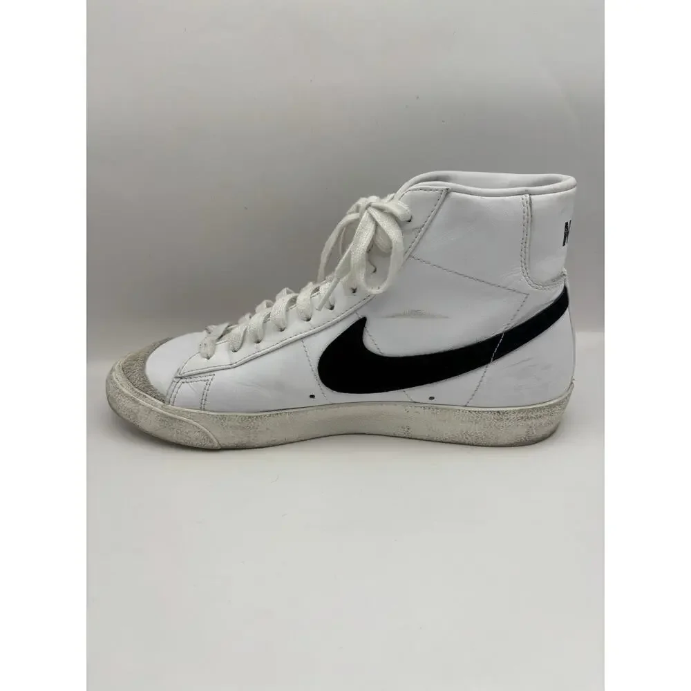 Nike Blazer Mid ‘77 Vintage White And Black Sneakers Men Size 8.5